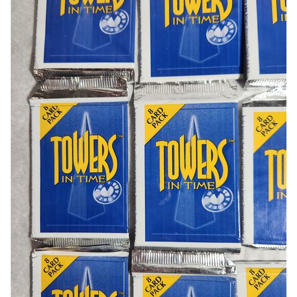 Towers In Time Vintage CCG Lot Of 15 Packs Of 8 Cards Brand New 1994 - Picture 2 of 5